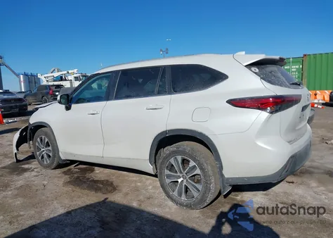 2023 Toyota Highlander Xle z USA, uszkodzony, nr VIN 5TDKDRBH8PS046042